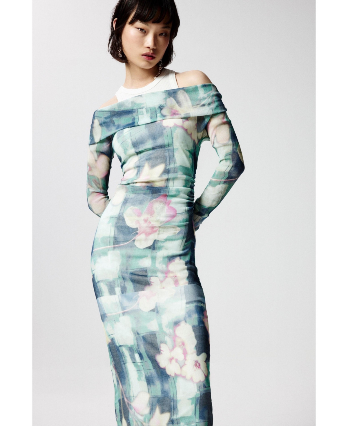 Desigual Women's Long combined dress