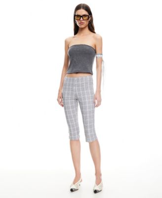Women's Checked Starlet Capri Pants