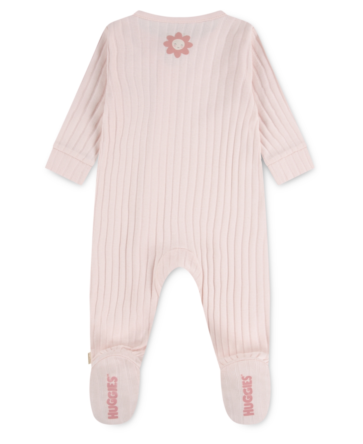 Huggies Baby Girls 2-pack Crewneck Bodysuits In Pink