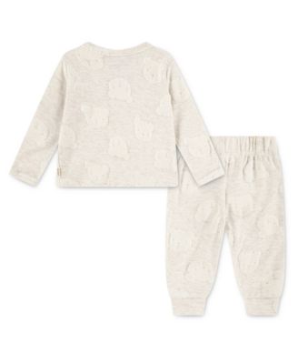Baby Boys Floral Printed Top and Pants, 2-Piece Set