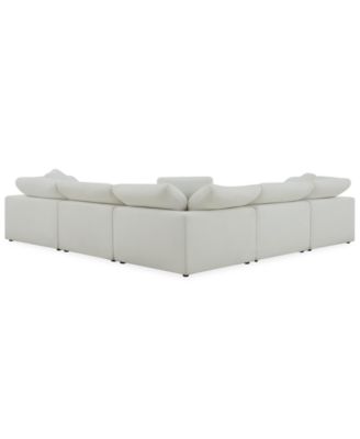 Fog 5-Pc. Fabric Chaise L-Sectional Sofa Set