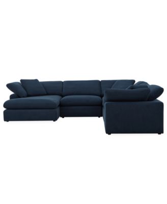 Fog 5-Pc. Fabric Chaise L-Sectional Sofa Set
