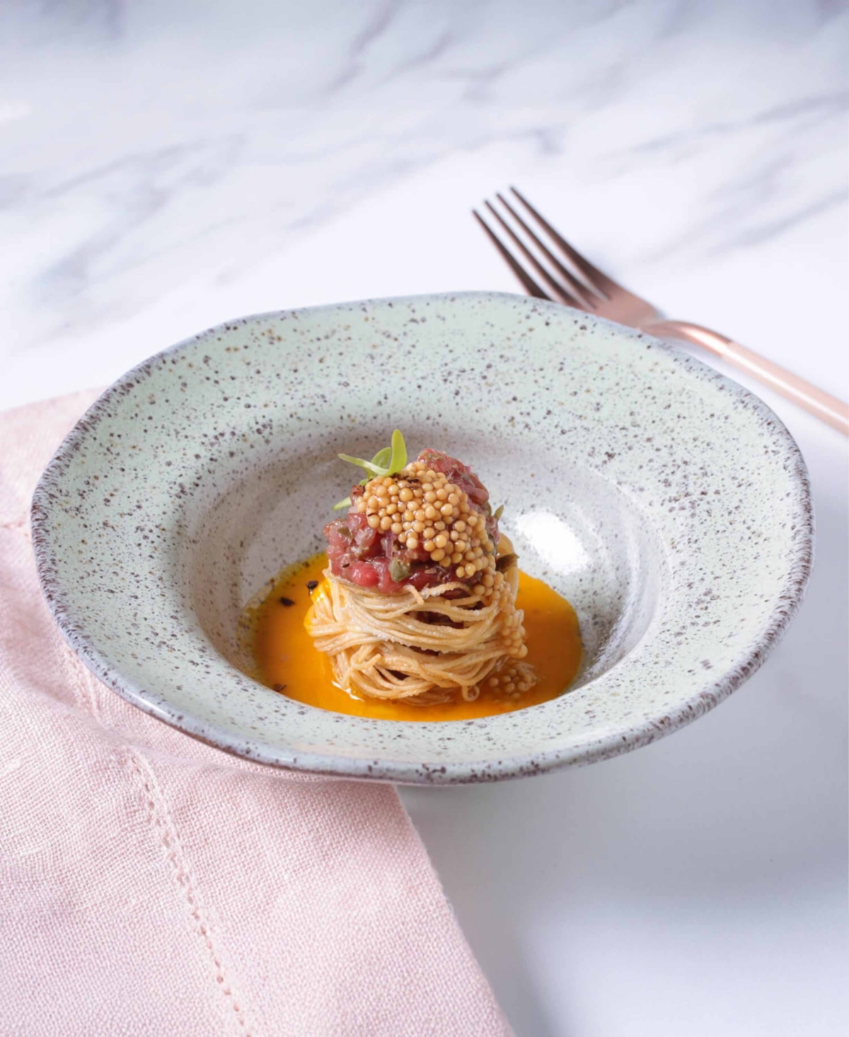 Porto Brasil Stoneware Deep Rim Dessert Plates, Set Of 4 In White