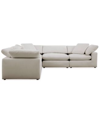 Fog 5-Pc. Fabric L-Sectional Sofa Set