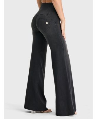 Women's High-Rise Sculpting Palazzo Flare Jeans