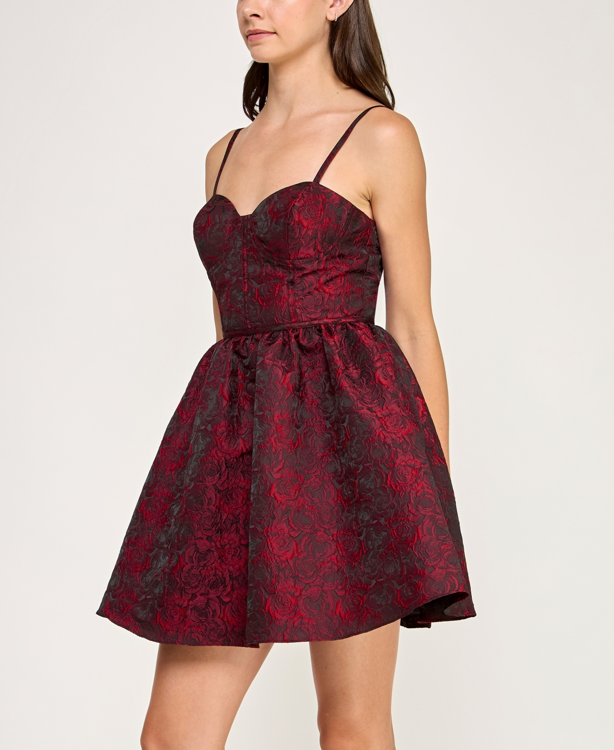 Bcx Juniors' Sleeveless Sweetheart Mini Dress