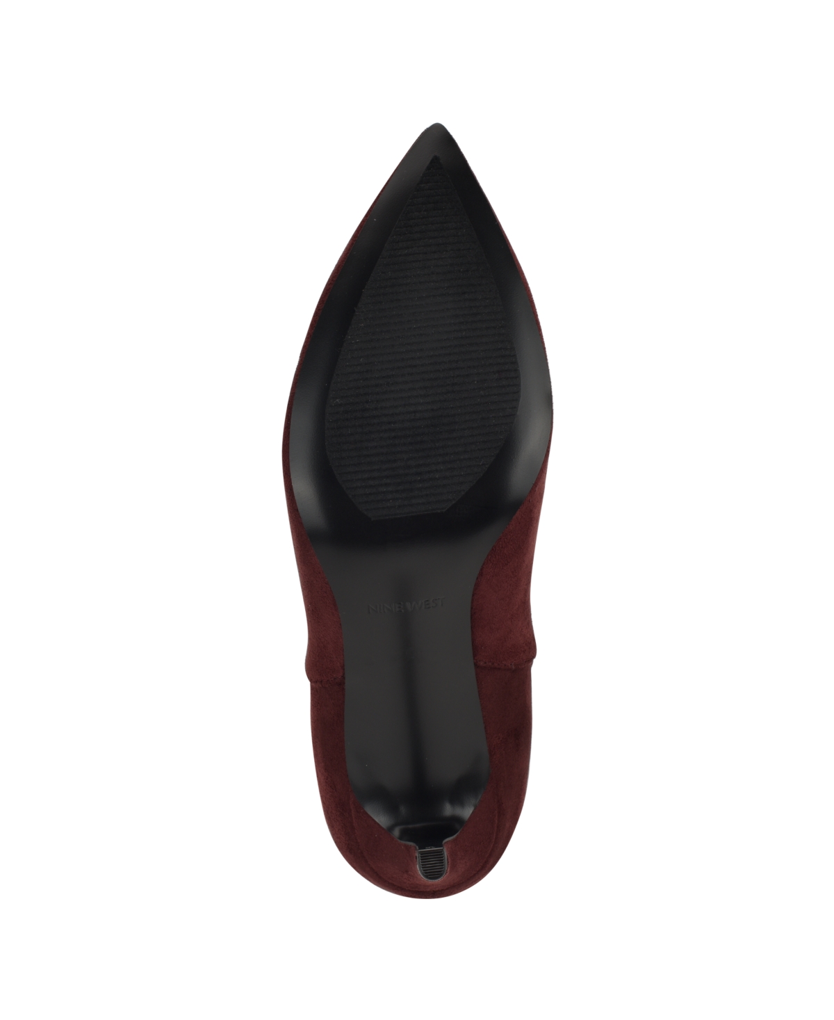 Nine West Womens Razla Tall Stiletto Dress Boots In Burgundy