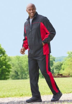 Big & Tall Long Sleeve Colorblock Tracksuit