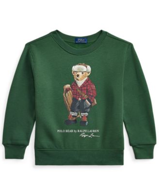 Boys' 2-7 Polo Bear Fleece Sweatshirt