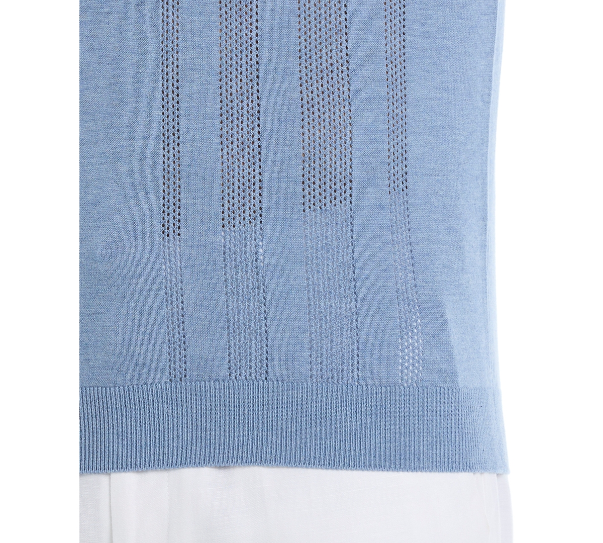 Cubavera Men's Long Sleeves Sweater Polo Shirt