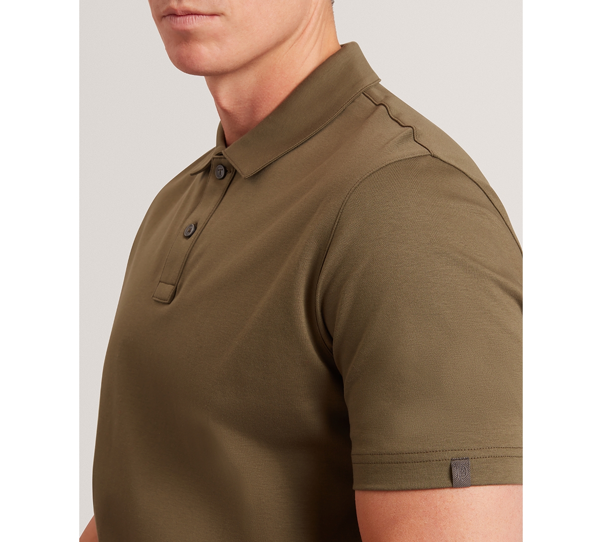Ted Baker Connall Cotton Polo In Brown