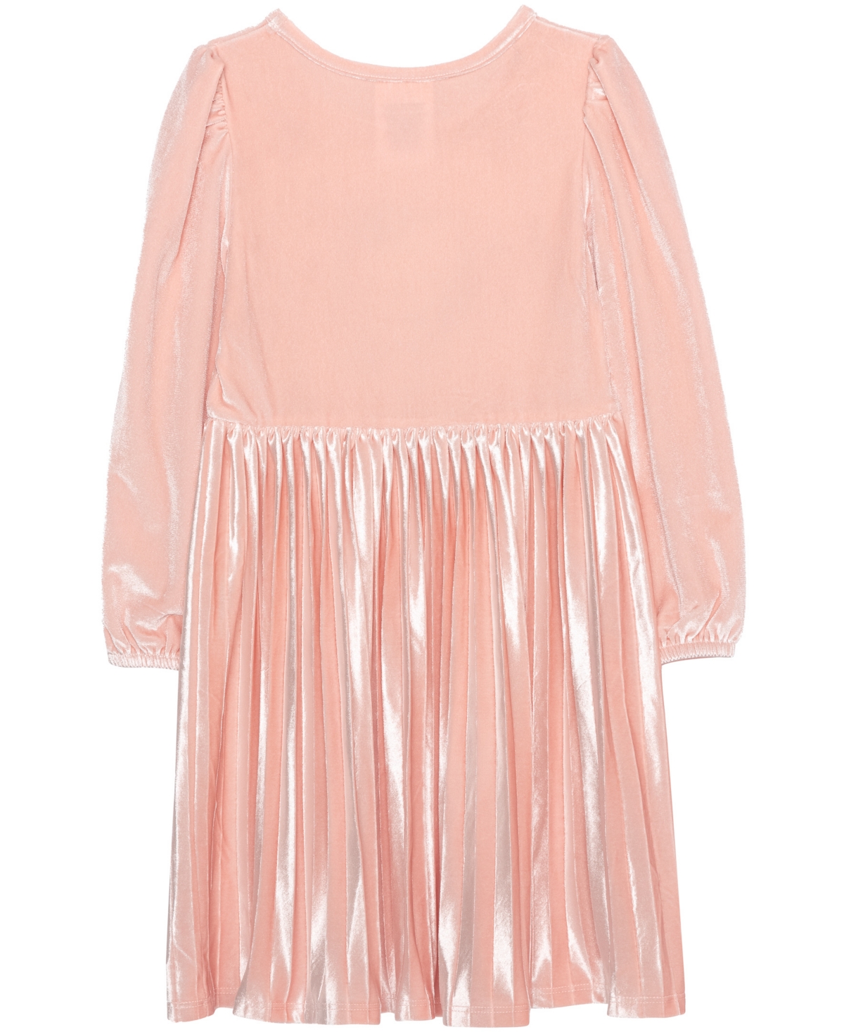 Hello Kitty Girls 2t-6x Long Sleeve Pleated Dress In Pink