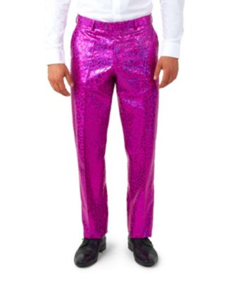 Men's Silver Suit - New Years And Christmas Party Costume - Metallic Shiny Silver - Includes Blazer, Pants and Tie