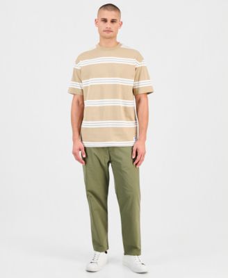 Men's Nolisto Short-Sleeve Striped Crewneck T-Shirt