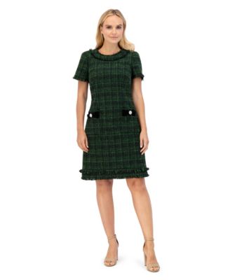 Eliza J - Women's Crewneck Short Sleeve Dress