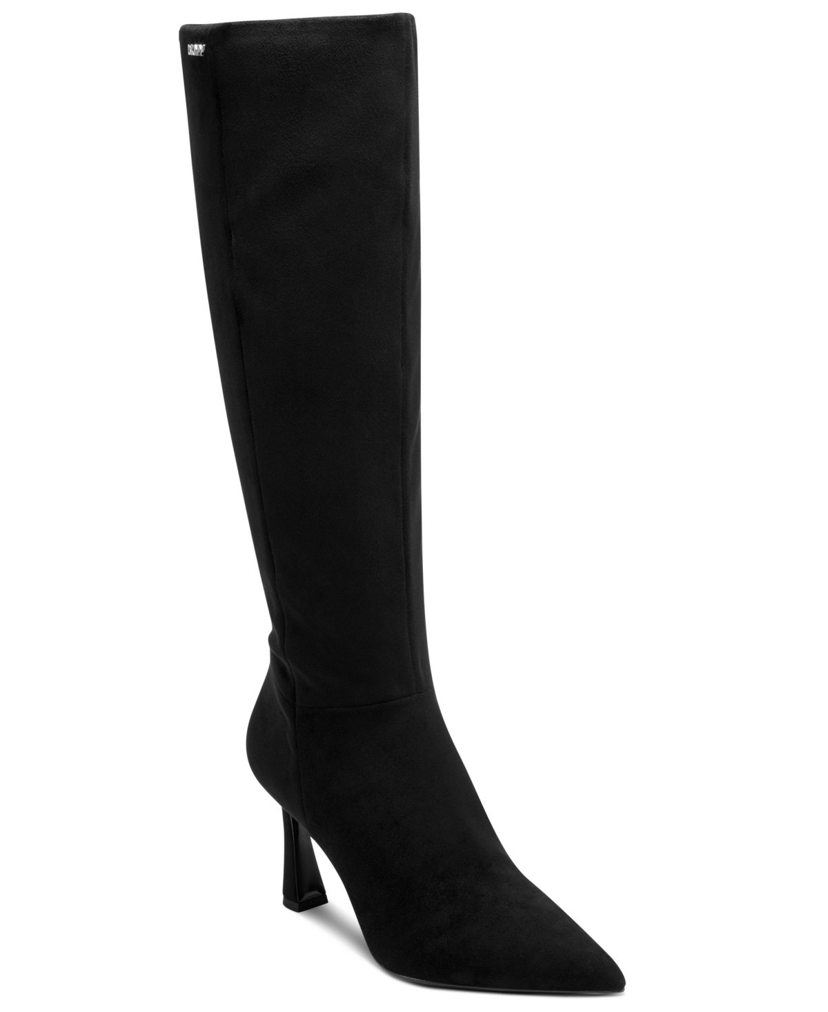 Dkny Cainon Pointed Toe Knee High Boot In Black