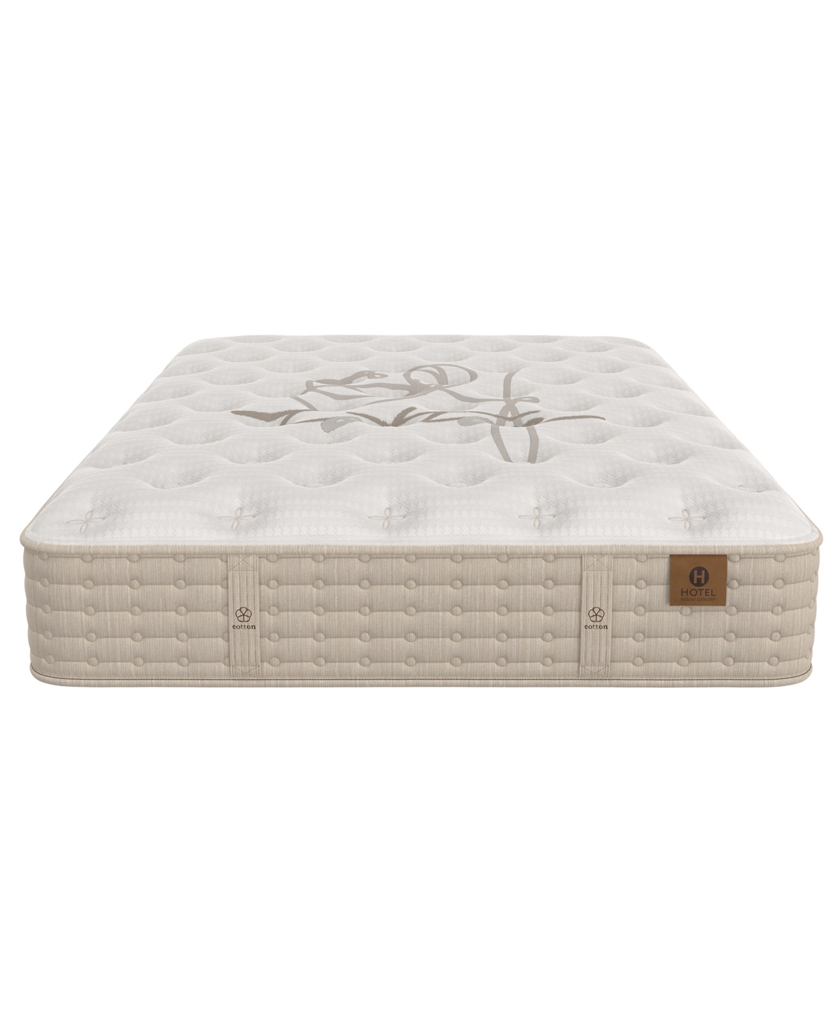 Hotel Natural Collection By King Koil Iris 14" Firm Tight Top Mattress, Queen, Exclusively At Macy's In Transparent