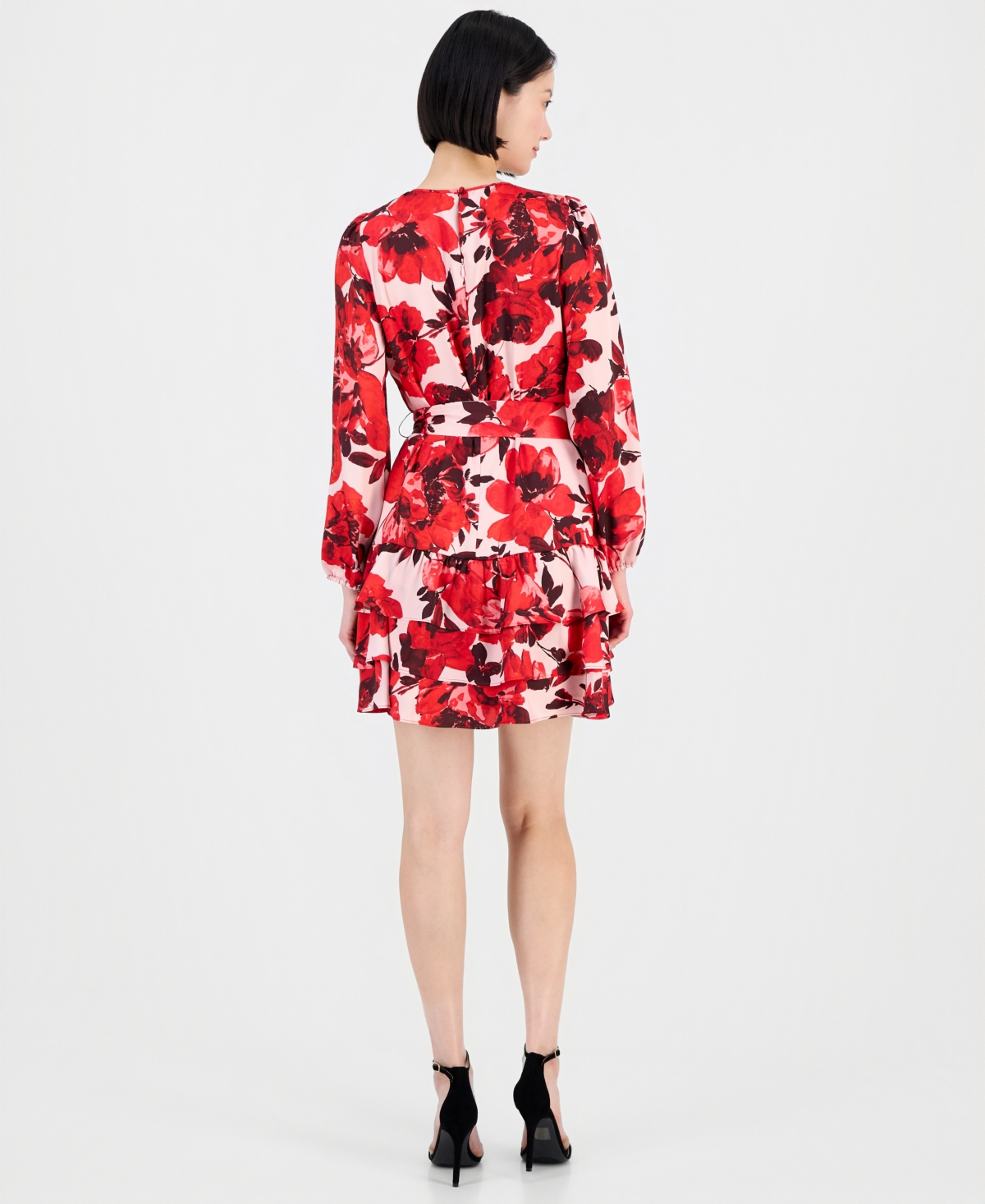 Anne Klein Women's Belted Tiered Dress