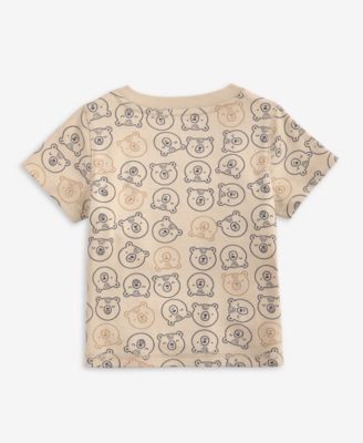 Boys Toddler 2T-4T Short-Sleeve Bear-Print T-Shirt, Macy's Exclusive