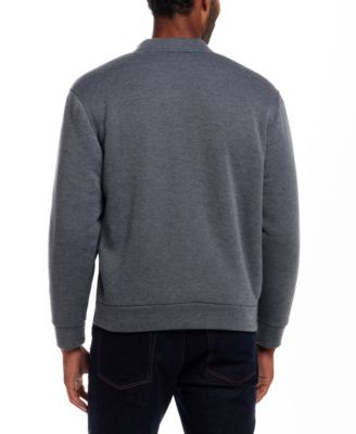 Men's Zip Front Sherpa Lined Bomber Jacket