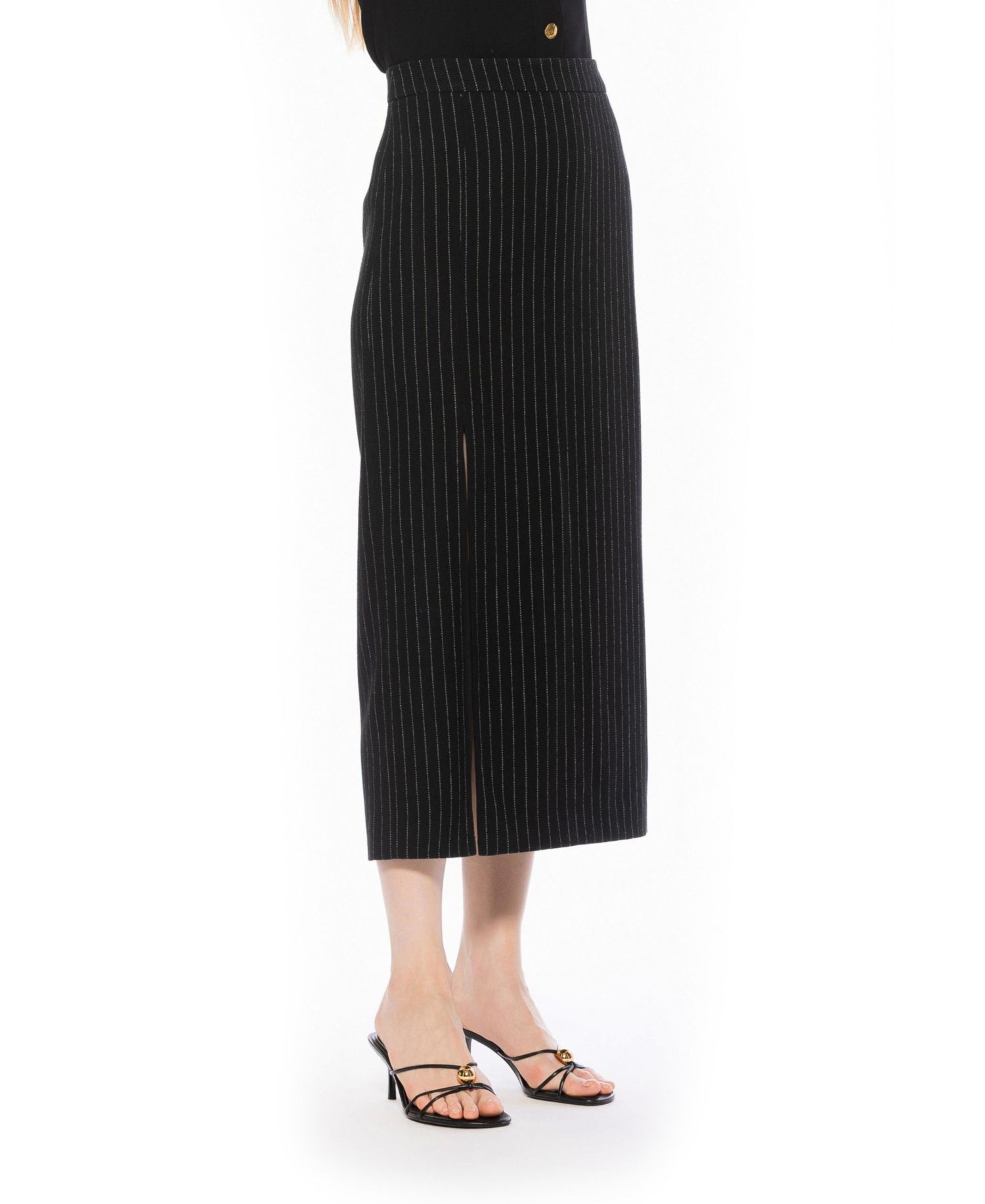 Women's Onyx Striped Skirt