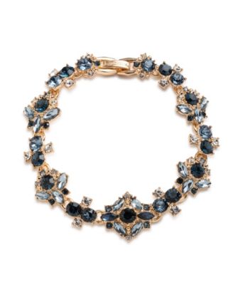 Swarovski, Epoxy and Glass Stones Montana Dramatic Flex Bracelet (also in Emerald)