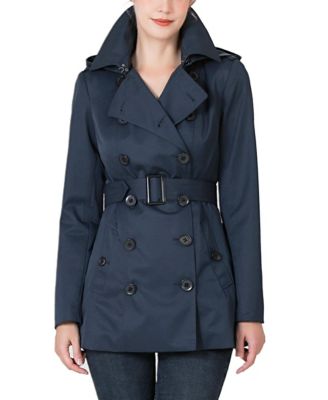 Women's kimi + kai Classic Short Trench Coat