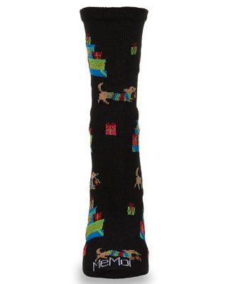 Women's Pile Of Gifts Holiday Crew Socks