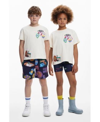 Boys Boys's T-shirt with embroidered patches