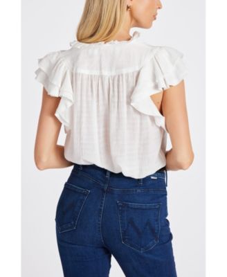 Women's BISHOP + YOUNG Margarita Poplin Top