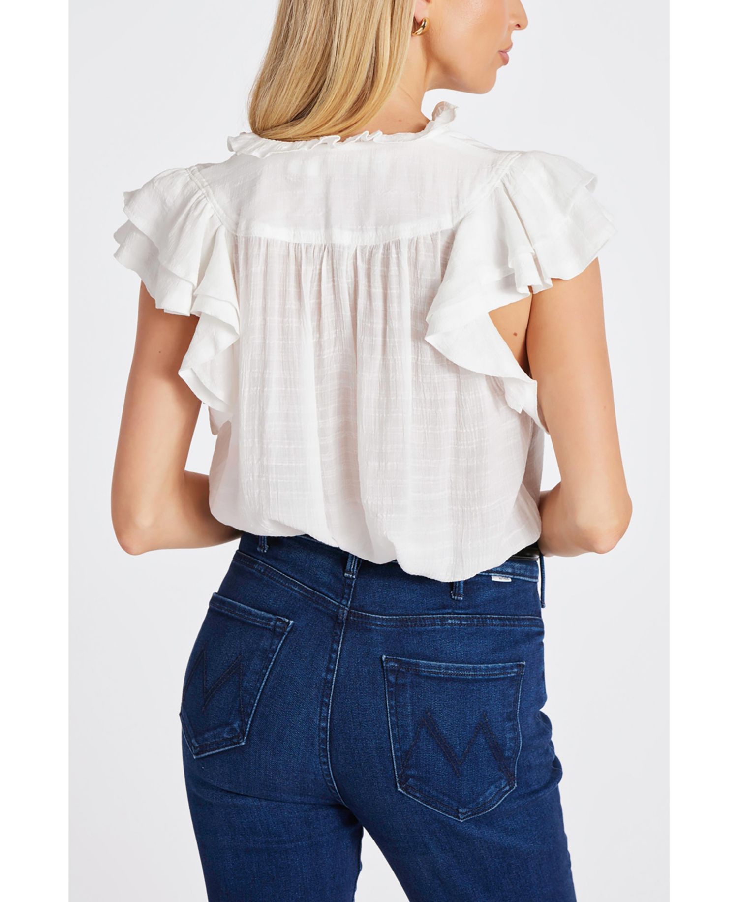 Women's BISHOP + YOUNG Margarita Poplin Top