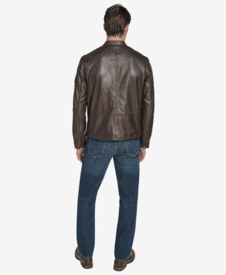 Men's Maitlin Leather Moto Jacket
