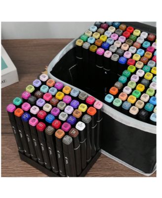168 Color Art Markers Set - Vibrant, Blendable, And Non-Staining Markers For Art Beginners - Perfect For Coloring, Drawing, Sketching, Card Making