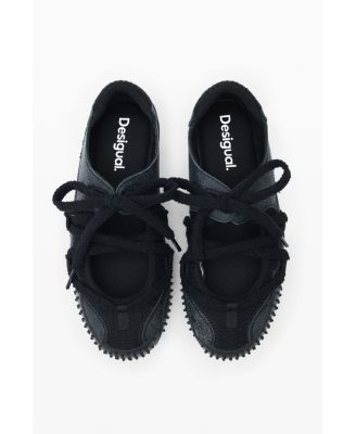 Women's Leather lace-up sneaker