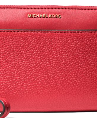 Michael Kors Jet Set Leather Top Zip Convertible Wristlet