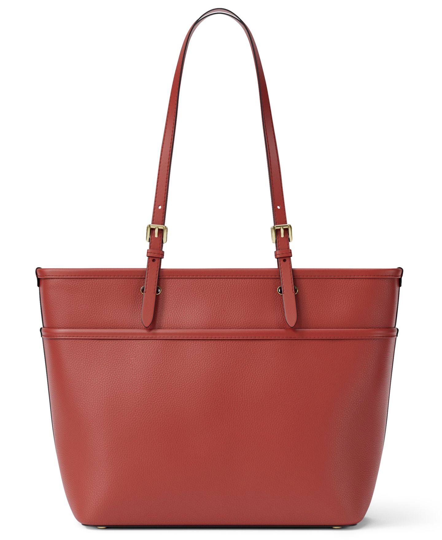 Женская сумка MICHAEL Michael Kors Winston Large Leather Zip-Top, цвет: Малиновый — фото 2