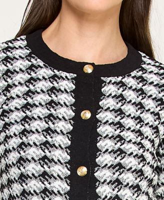 Juniors' 2-Piece Sleeveless Sweater Dress