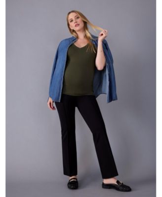 Women's Secret Fit Over the Belly Full Length Ponte Pant 