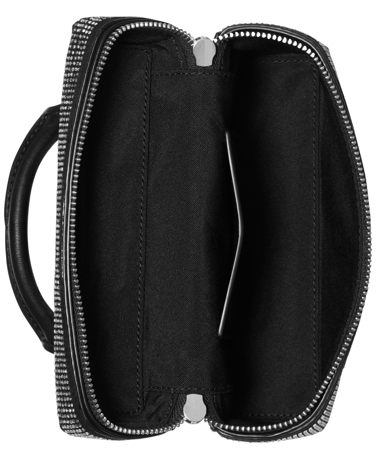 Michael Kors Michael  Jana Top Handle Crossbody Bag In Gray