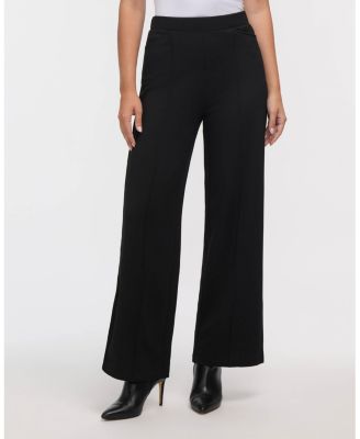 Women's Pull-On Wide Leg Pant with Pintuck Detail
