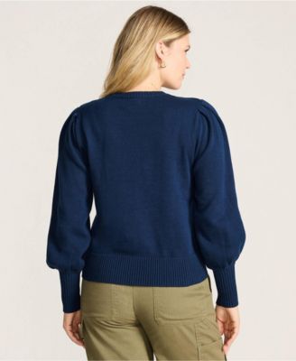 Women's Drifter Puff Sleeve Crew Neck Sweater
