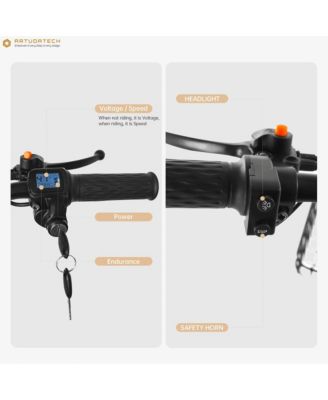 Electric Tricycle E-Trike with 4.0 Fat Tire, 500W Motor & 25-Mile Range for Snow and Rough Roads