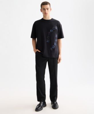 Men's Loose-Fit Applique T-Shirt