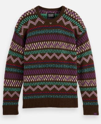 Men's Drop Shoulder Long-Sleeve Sweater