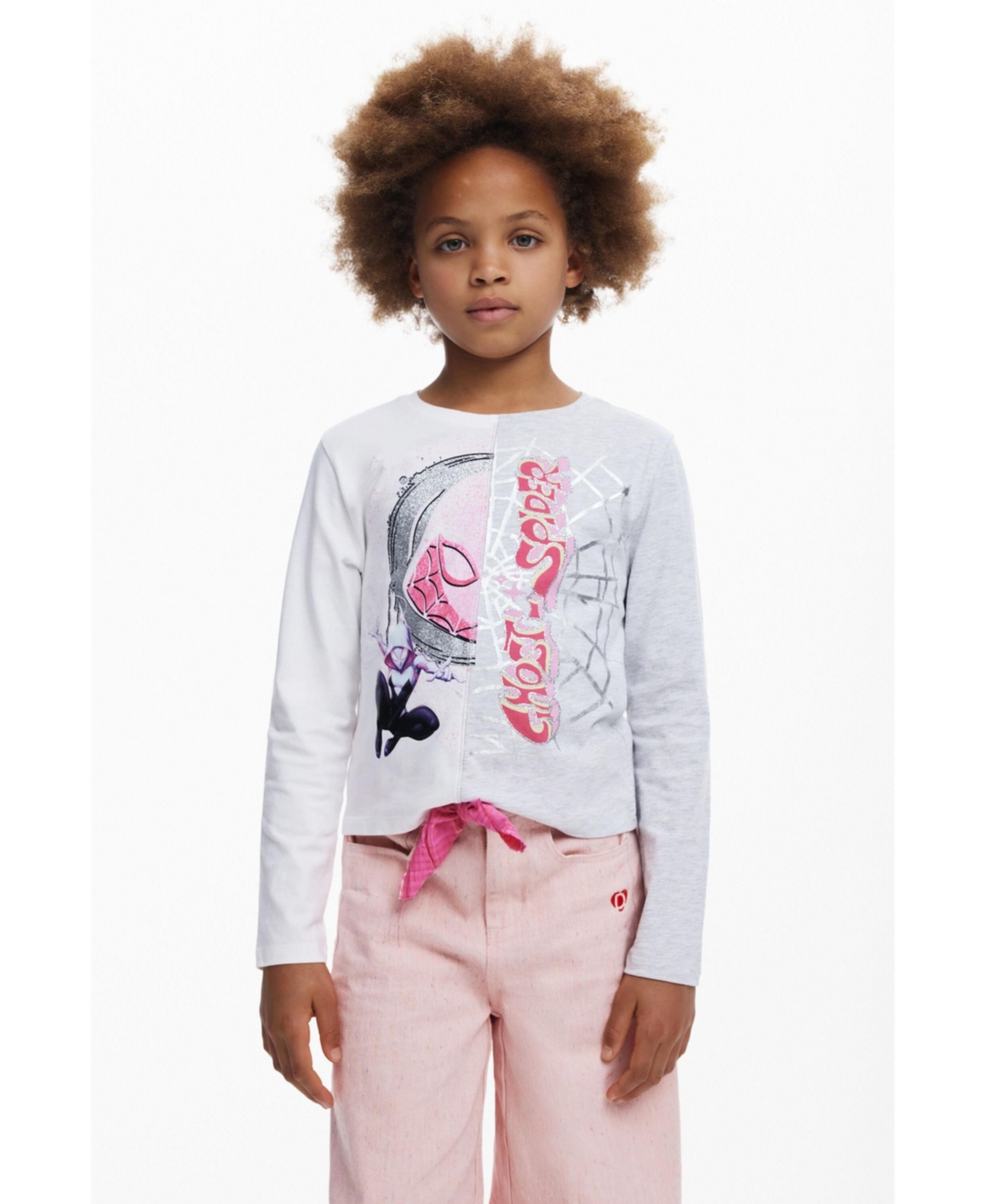 Desigual Girls's Ghost Spider long-sleeve T-shirt