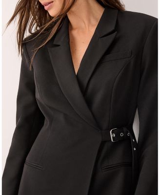 Women's Shoulder Pad Blazer Dress