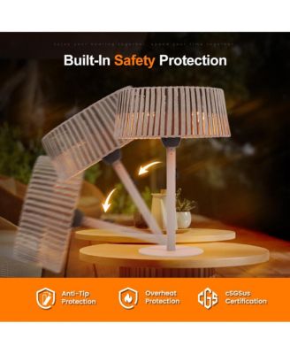 Outdoor Heater Lamp, Efficient & Long-Lasting Patio Warmer, White