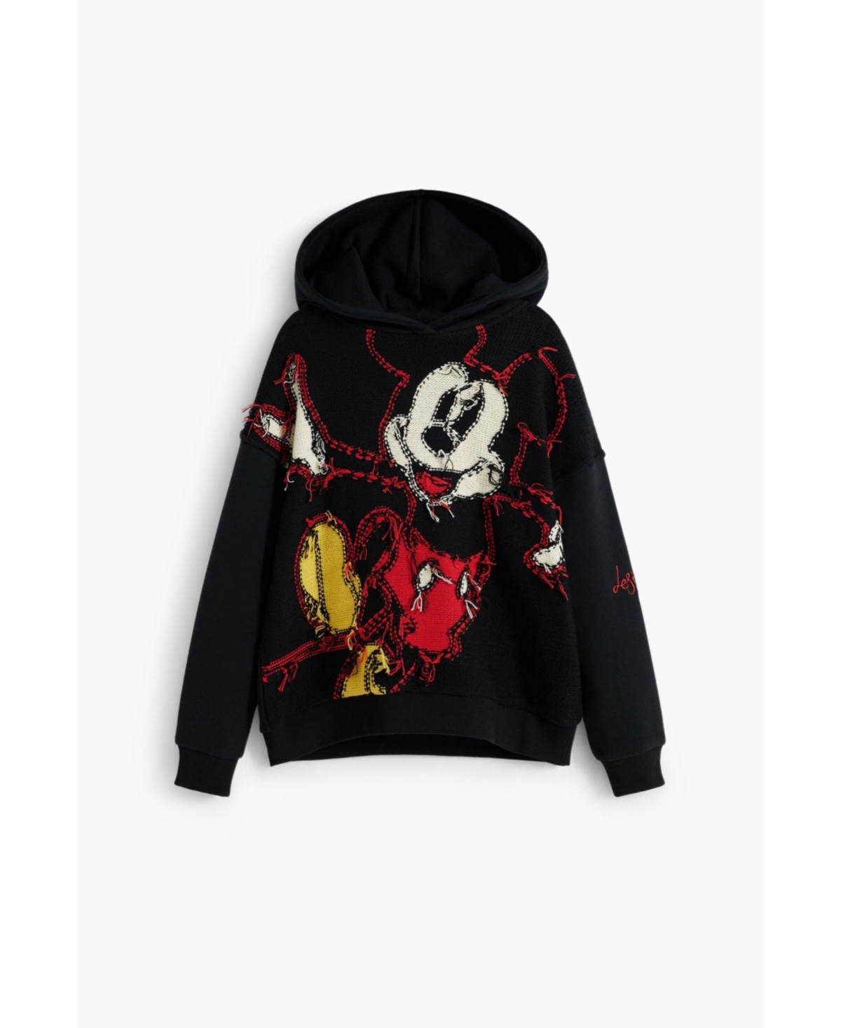 Desigual Girls's Mickey Thread Sweatshirt