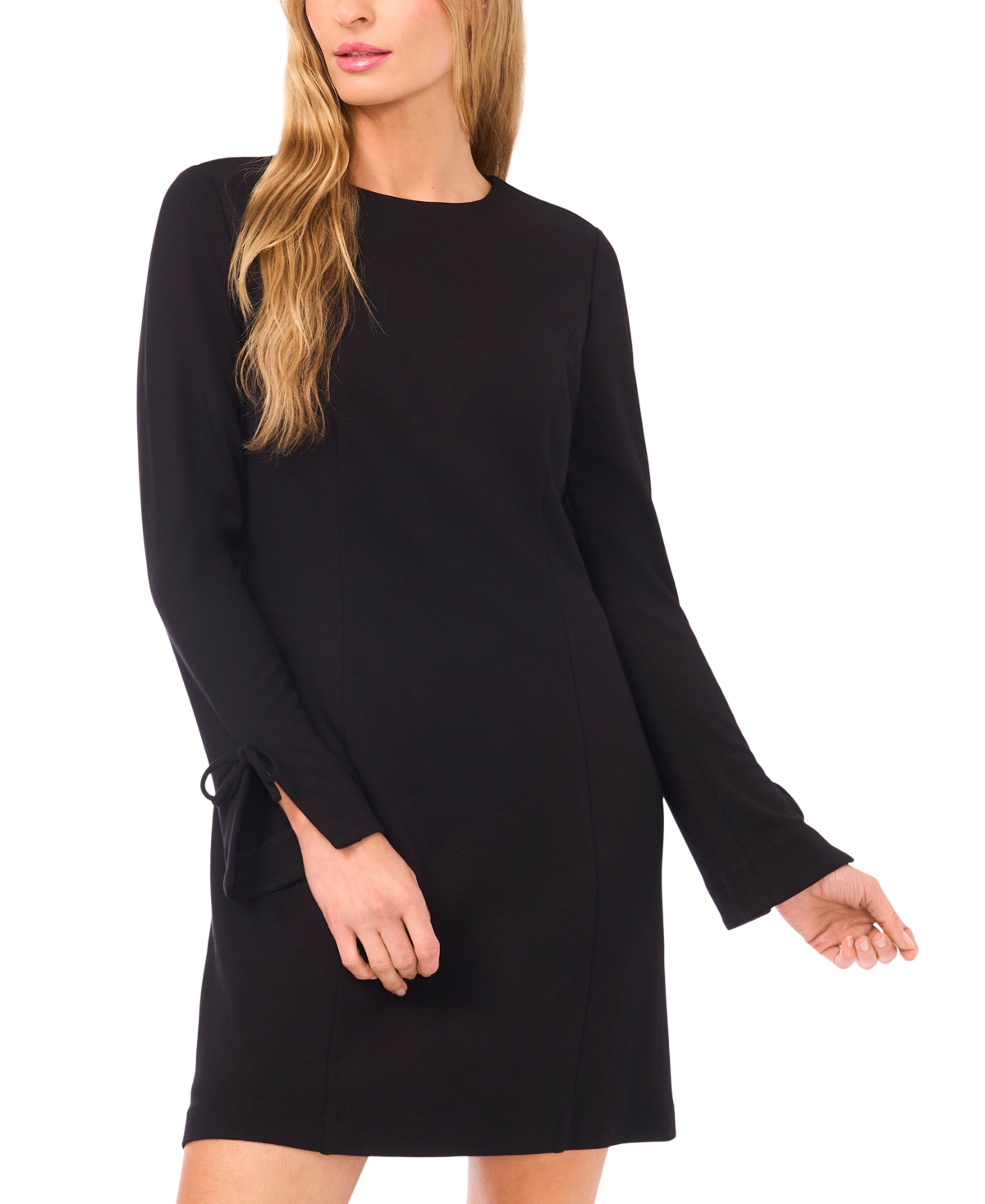 Cece Women's Crewneck Mini Dress In Black