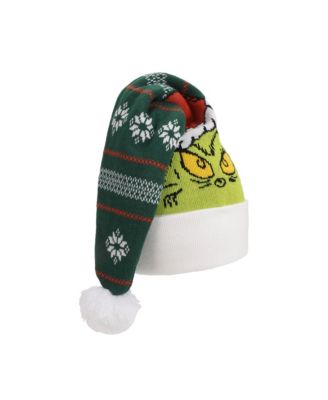 Men's Fair Isle Jacquard Acrylic Santa Hat